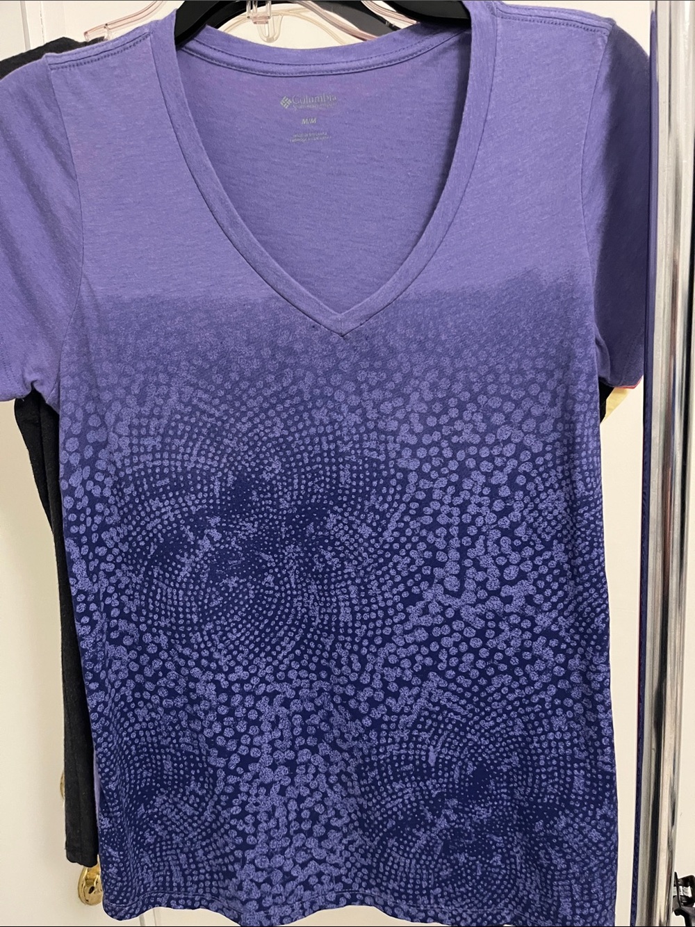 Columbia Short Sleeve Tees — Red, Black, Purple, Cream - Picture 6 of 6